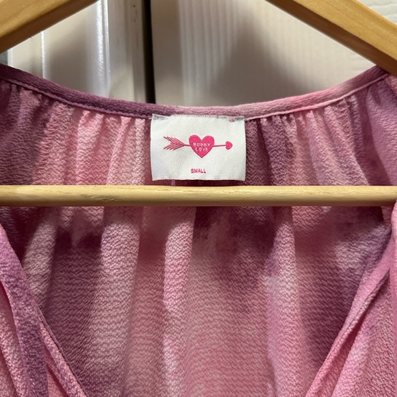 BuddyLove tullah caftan maxi dress pink size small - Picture 4 of 5